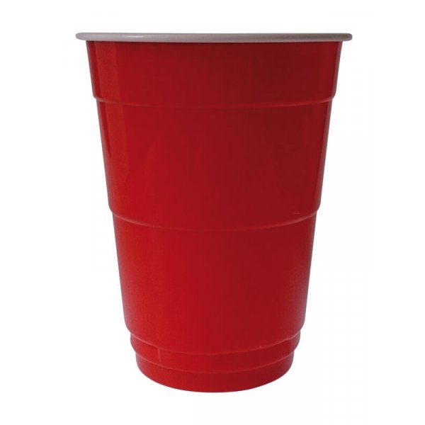 Partybecher "Red Cup", PS, rot/wei, 400ml (800 Stk.)