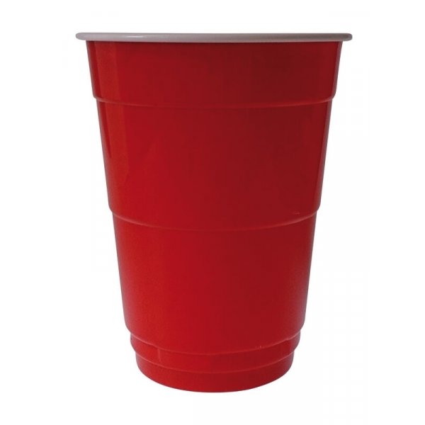 Partybecher Red Cup, PS, rot/wei, 400ml (200 Stk.)