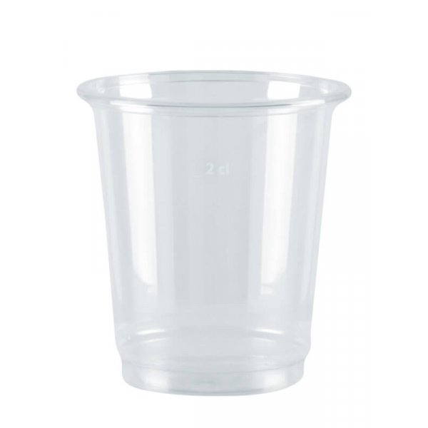 500 Trinkbecher Plastikbecher glasklar 0,2l zu 100 Stück unterverpackt #95152 