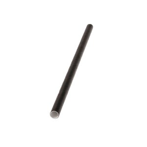 Caipi Papier-Trinkhalme, schwarz, 145x8mm, 4-lagig (5.000...