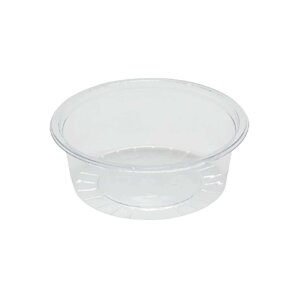 Verpackungsbecher RPET, klar, rund, 100ml