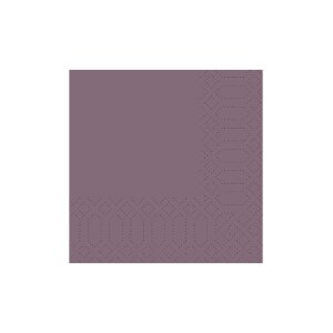 Cocktailservietten, 3-lagig, 24x24, 1/4-Falz, pflaume...