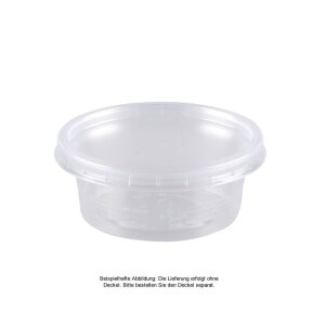 Verpackungsbecher PS, klar, rund, 50ml
