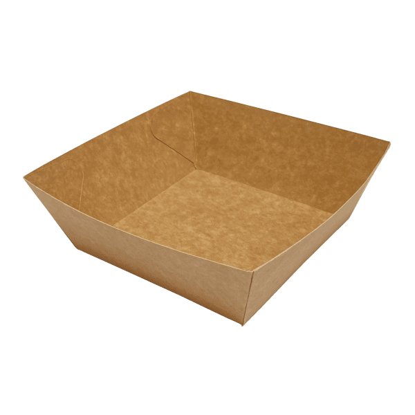 Snack Schale Karton, 600ml, braun