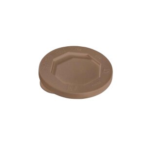 Deckel geschlossen, Mehrweg, PP, cappuccino (64 Stk.)