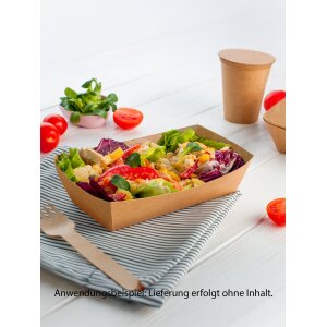 Snack Schale Karton, 750ml, braun