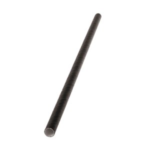 Papier-Trinkhalme, schwarz, 200x8mm, 4-lagig (1.000 Stk.)
