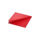 Serviette, 3-lagig, 40x40, 1/4-Falz, rot