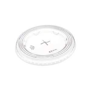 Deckel mit Kreuzstanzung, PET, transparent, für 95,0mm