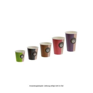 Hartpapierbecher "Coffee to go" für Heißgetränke, 400ml