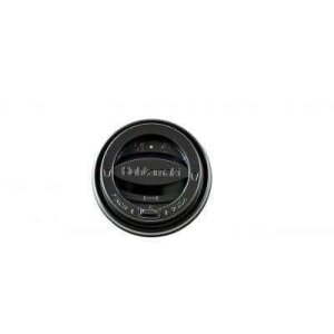 Deckel mit Klappverschluss Tear Tab, PS, schwarz, für 90,0mm