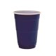 Partybecher "Blue Cup", PS, blau/weiß, 400ml (800 Stk.)