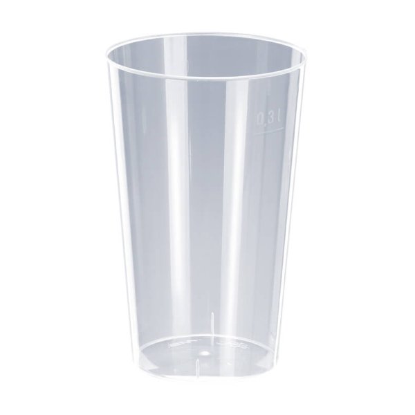 Trinkglas, PP, Spritzguss, transparent, 300ml