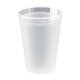 Trinkglas, PP, Spritzguss, gefrostet, 180ml