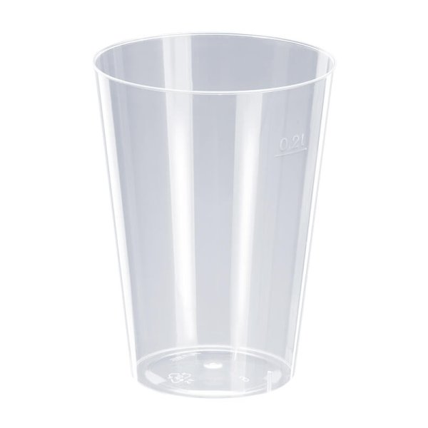 Trinkglas, PP, Spritzguss, transparent, 200ml