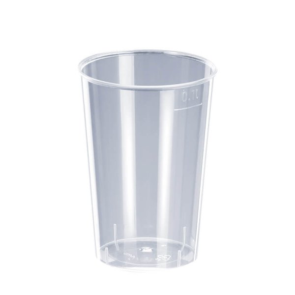 Trinkglas, PP, Spritzguss, transparent, 100ml