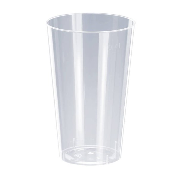 Trinkglas, PP, Spritzguss, transparent, 400ml
