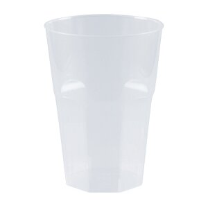Trinkglas Deco, PP, Spritzguss, transparent, 200ml