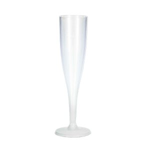 Sektflöte, PP, Spritzguss, transparent, 100ml