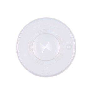 Deckel mit Kreuzstanzung, PS, klar, für 90,0mm