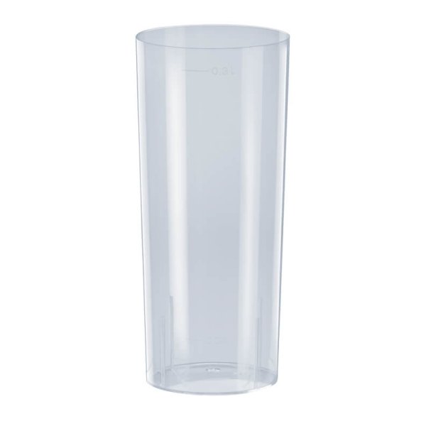 Longdrink-Glas, PS, Spritzguss, klar, 300ml