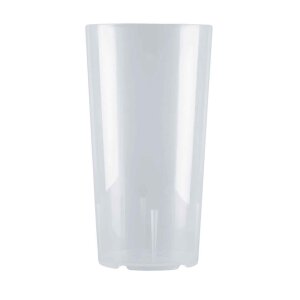 Trinkbecher, Mehrweg, PP, transparent, 500ml mit Deckel...