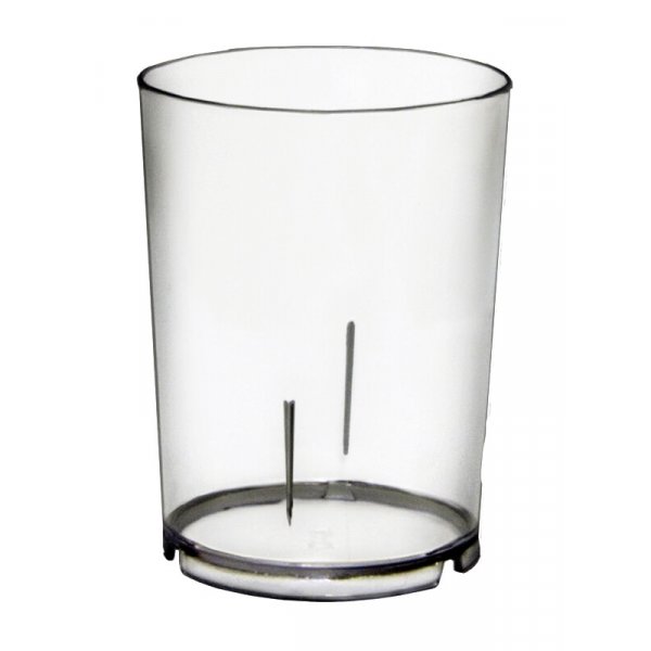 Schnapsglas, Mehrweg, PC, glasklar, 2cl/4cl