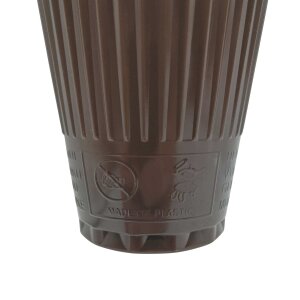 Automatenbecher 180 ml braun-weiß 4,2g...
