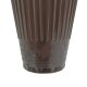 Automatenbecher 180 ml braun-weiß 4,2g Thermobecher, stapelhöhenreduziert