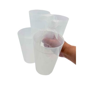 Stadionbecher mit Henkel, Mehrweg, PP, 500ml