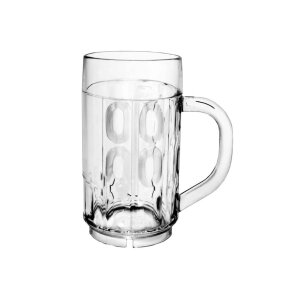 Bierkrug, Mehrweg, SAN, glasklar, 300ml