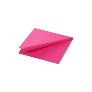 Cocktailservietten, 3-lagig, 24x24, 1/4-Falz, fuchsia...