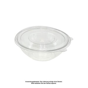 Salatschale, RPET, klar, rund, 750ml