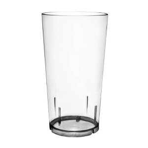 Trinkbecher, Mehrweg, PC, glasklar, 300ml