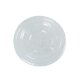 Deckel mit Kreuzstanzung, RPET, transparent für 95,0mm