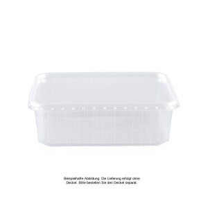 Verpackungsbecher PP, transparent, 180x135mm, 1000ml